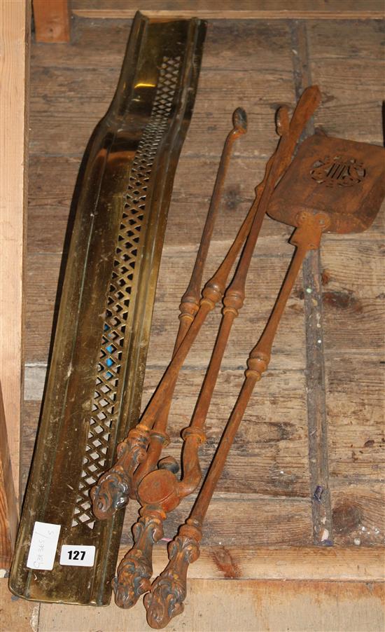 Georgian fender & steel irons
